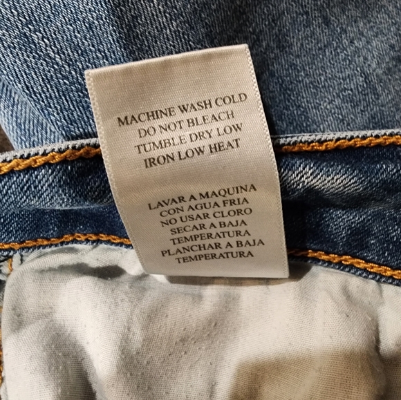 Womens petite Kancan Stylish Distressed Blue Jeans size 1 - Picture 8 of 11